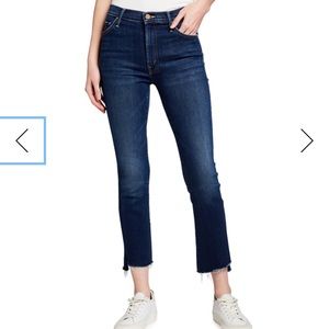 Mother Denim Insider Crop Step Fray